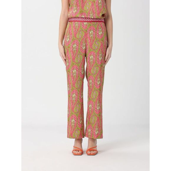 ETRO Denim - Etro Pants Woman Cherry